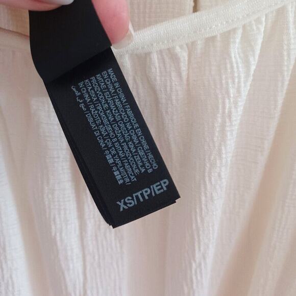 Hurley Boho Breeze Midi Dress Off White XS-M NWT - Picture 9 of 9